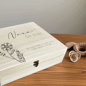 Geboortedoos | Memorybox - Bloem