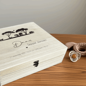 Geboortedoos | Memorybox - Safari