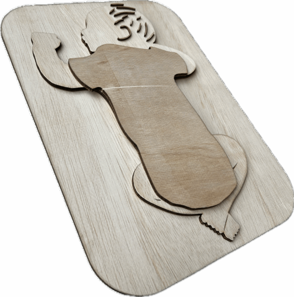 Geboorteplank baby 3D - Afbeelding 2