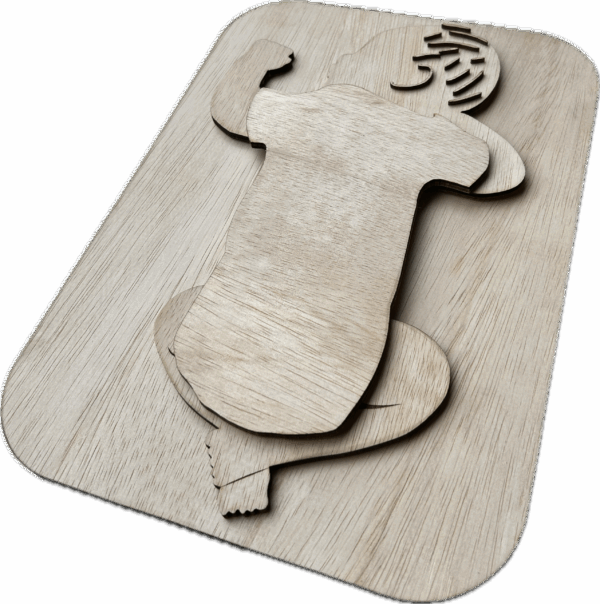 Geboorteplank baby 3D - Afbeelding 3